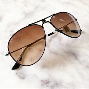 DIFF EYEWEAR x MARVEL Cruz Gold Sunglasses Avenger Black NEW